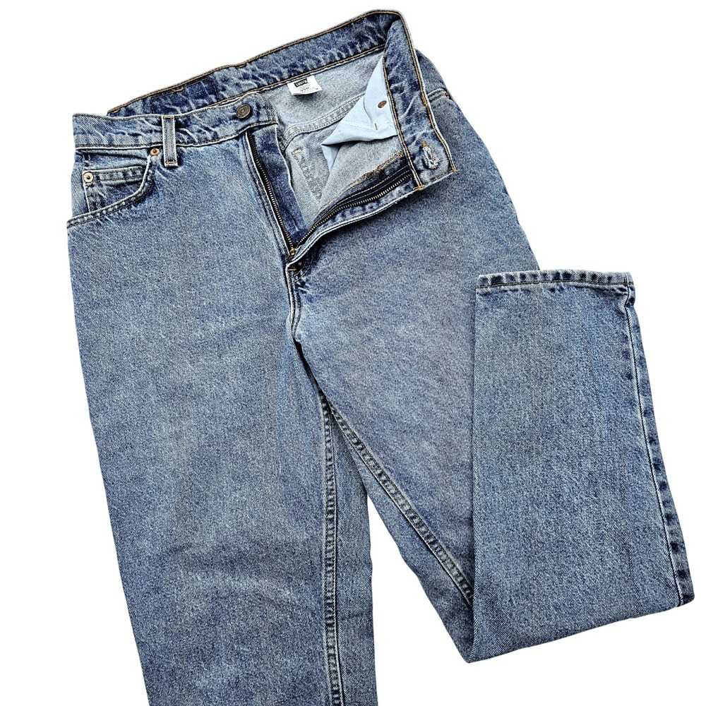 Levi's 950 Jeans Womens 8 Blue Orange Tab Relaxed Tapered Vintage USA 90s Retro